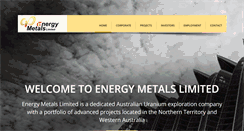 Desktop Screenshot of energymetals.net