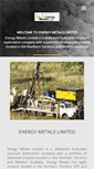 Mobile Screenshot of energymetals.net