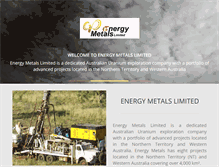 Tablet Screenshot of energymetals.net
